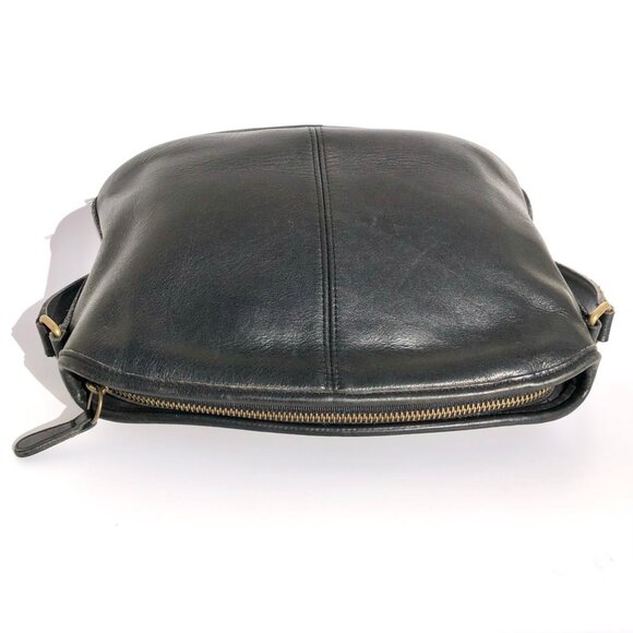Vintage 90s Coach Anderson 9976 Crossbody Leather Bag Purse Black Shoulder Strap - Picture 11 of 16